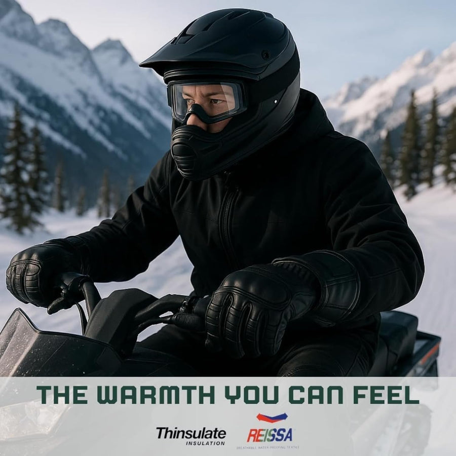 Moufles et gants de motoneige Escape – Chaleur et confort ultimes pour les aventures hivernales avec doublure amovible
