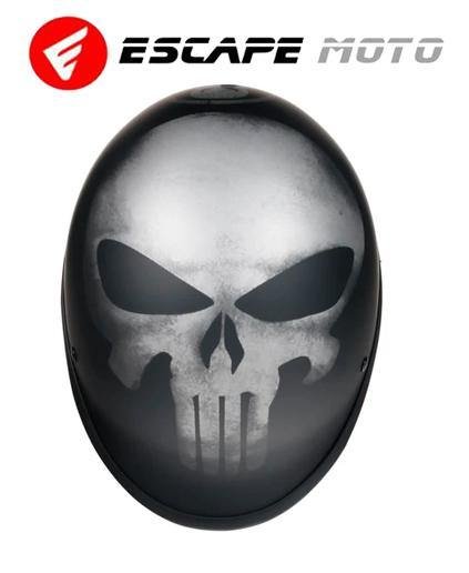 CASQUE DEMI-VISAGE POUR MOTO (EM14516)