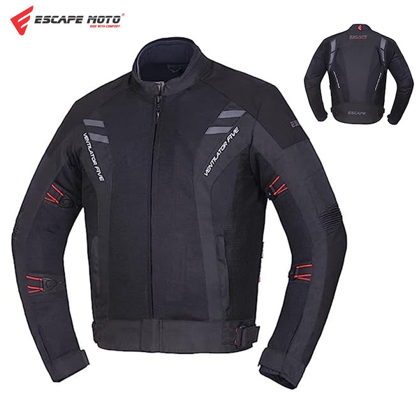Veste de moto en Cordura® avec panneaux en mesh – Respirante, avec protections homologuées CE, idéale pour l’aventure et le tourisme