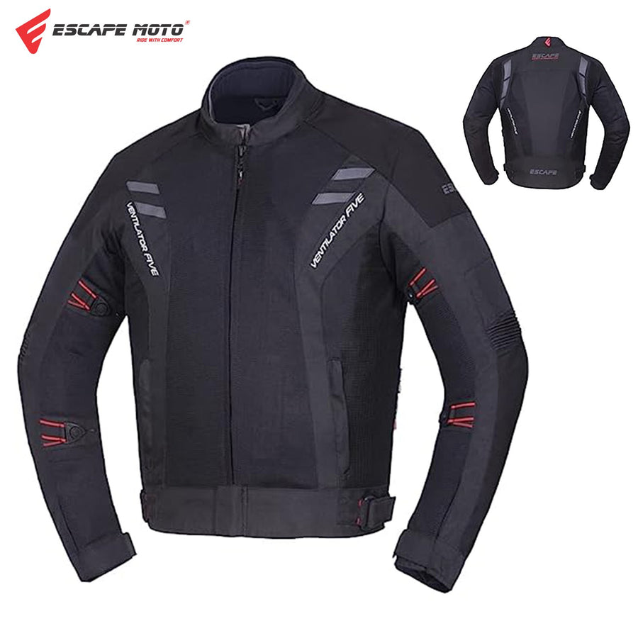 Veste de moto en Cordura® avec panneaux en mesh – Respirante, avec protections homologuées CE, idéale pour l’aventure et le tourisme