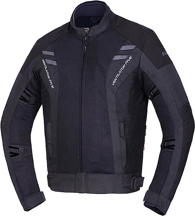 Veste de moto en Cordura® avec panneaux en mesh – Respirante, avec protections homologuées CE, idéale pour l’aventure et le tourisme