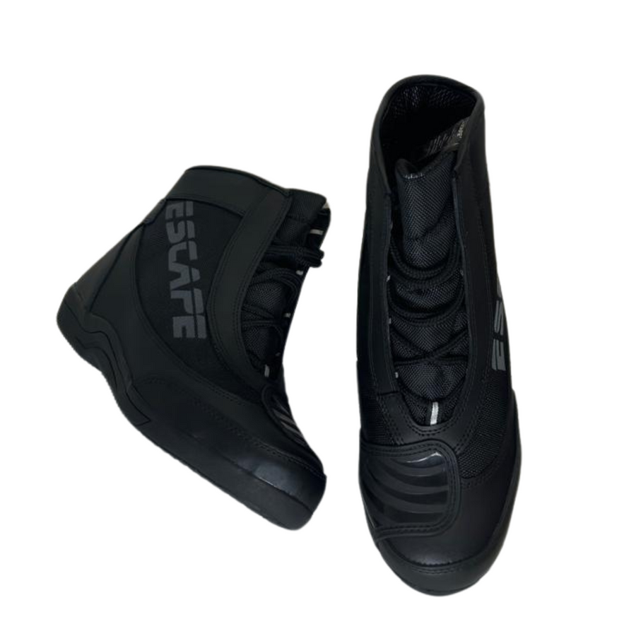 Escape Track – bottes de moto pour hommes, semelle en caoutchouc, chaussures de Sport, protection de la cheville