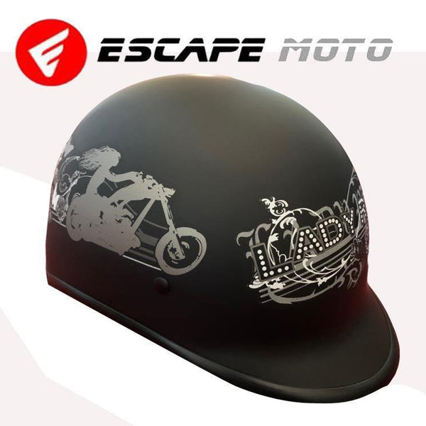 CASQUE DEMI-VISAGE POUR MOTO (EM14515)