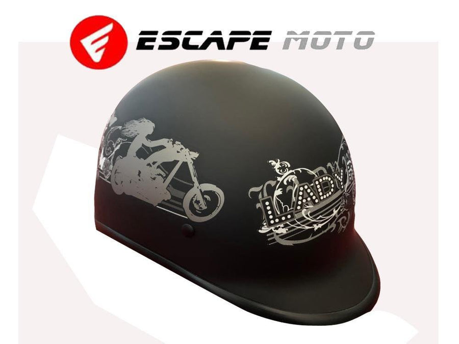 CASQUE DEMI-VISAGE POUR MOTO (EM14515)