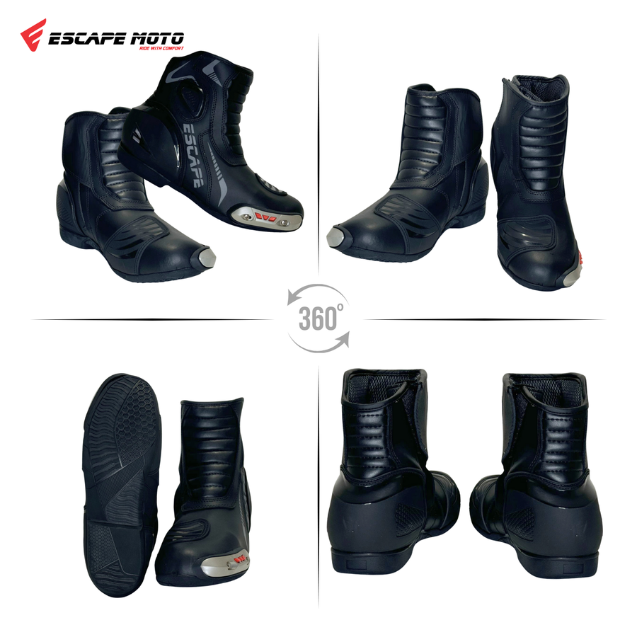 Chaussures de moto Escape bottes de moto antidérapantes chaussures d'équitation de rue bottes de protection de Motocross pour hommes