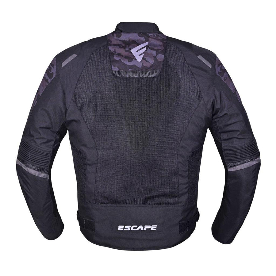 Veste de moto en mesh camouflage pour homme – Imperméable avec protections homologuées CE