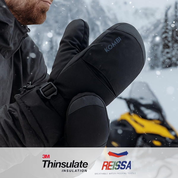Kombi Men’s Insulated Ski Mittens – Waterproof Windproof Winter Protection for Skiing & Snowboarding image 7