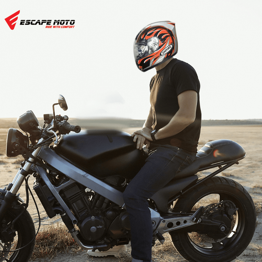 Casque intégral de moto