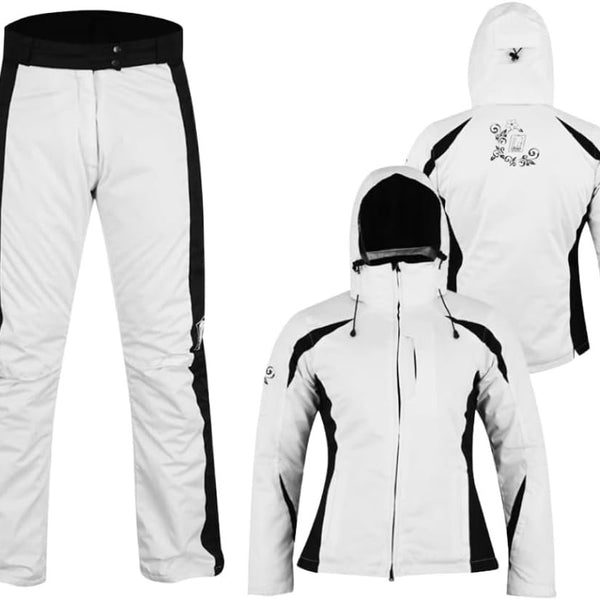 Ensemble de ski isolé pour femme – Imperméable, coupe-vent et prêt pour la montagne