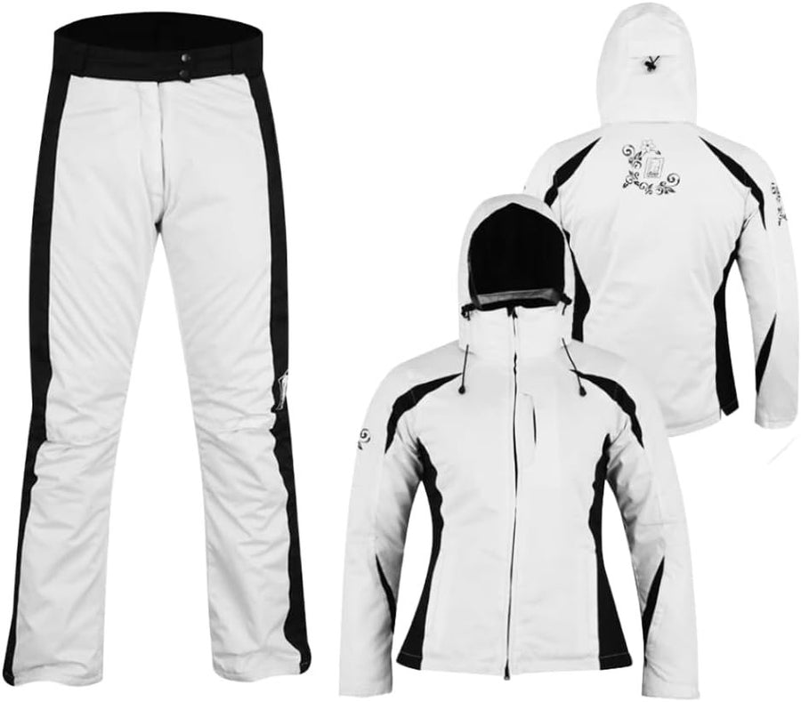 Ensemble de ski isolé pour femme – Imperméable, coupe-vent et prêt pour la montagne