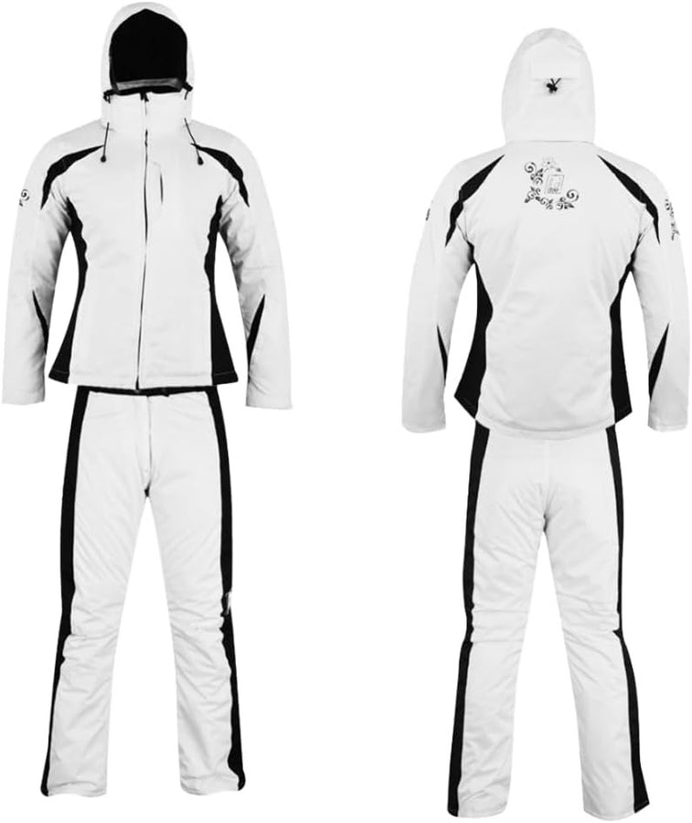 Ensemble de ski isolé pour femme – Imperméable, coupe-vent et prêt pour la montagne