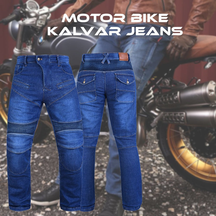 Pantalon de moto en Kevlar pour hommes, jean de moto blindé CE