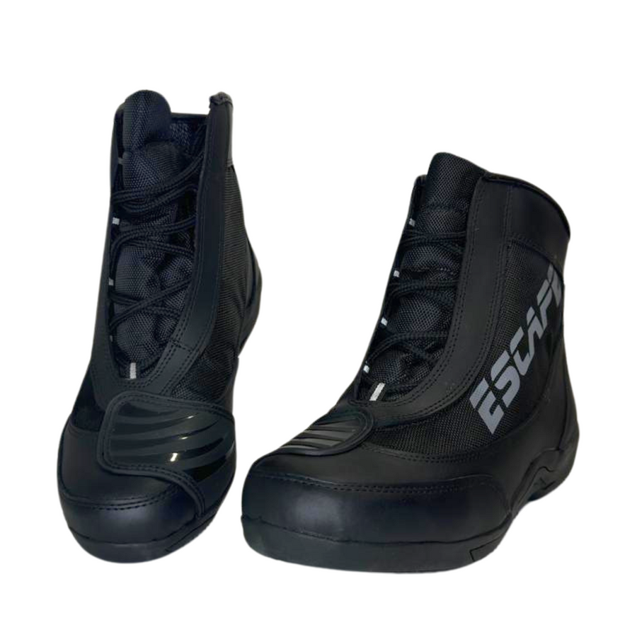 Escape Track – bottes de moto pour hommes, semelle en caoutchouc, chaussures de Sport, protection de la cheville