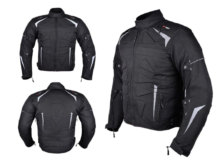 Moto Textile Racing Hommes Manteau Imperméable avec Blindé image 0