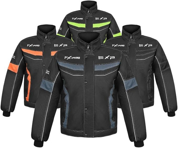 Veste de motoneige pour hommes, imperméable, coupe-vent et isolée – Vêtement d'hiver robuste pour la planche à neige, le ski et les conditions hivernales.