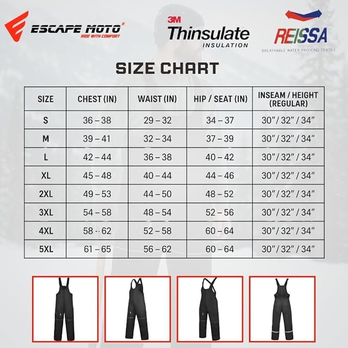Salopette de ski imperméable et isolée pour hommes, ajustable, avec poches, pantalon de planche à neige