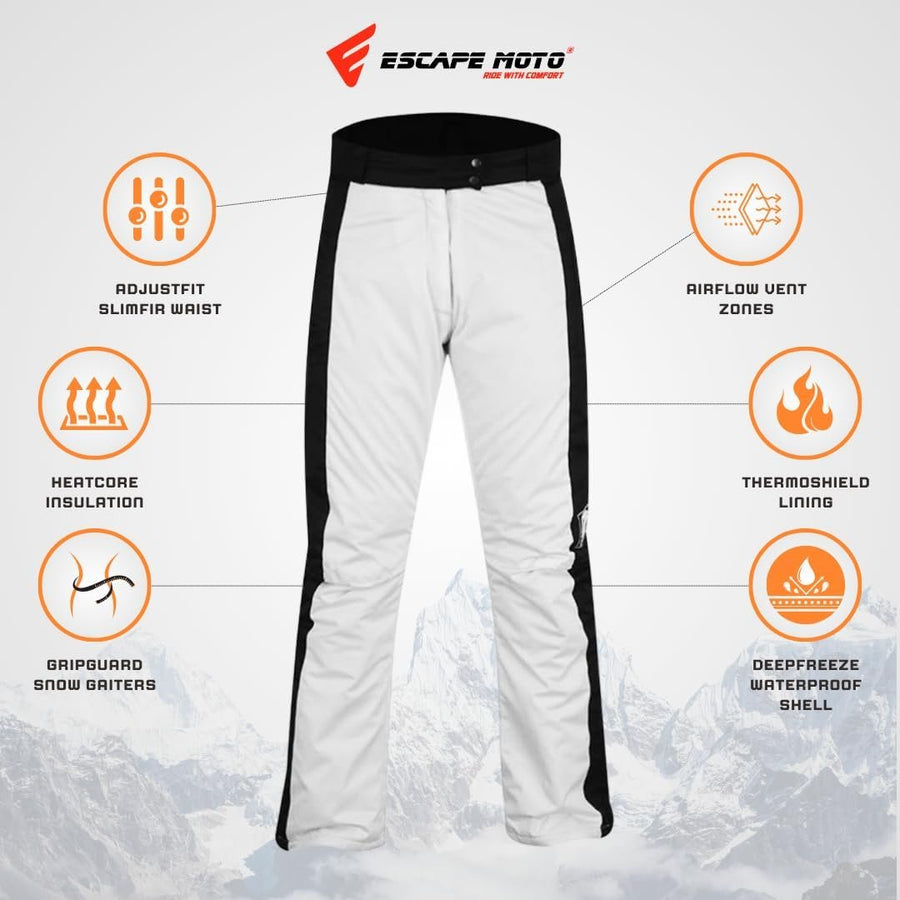 Ensemble de ski isolé pour femme – Imperméable, coupe-vent et prêt pour la montagne