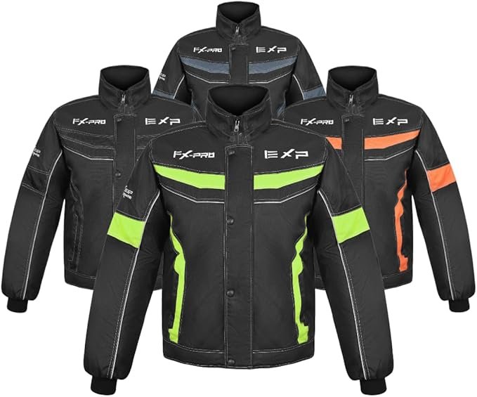 Veste de motoneige pour hommes, imperméable, coupe-vent et isolée – Vêtement d'hiver robuste pour la planche à neige, le ski et les conditions hivernales.