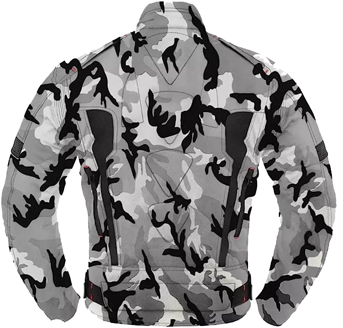 Veste d’aventure Escape pour homme – Imperméable, coupe-vent, toutes saisons, en Cordura® avec protections homologuées CE