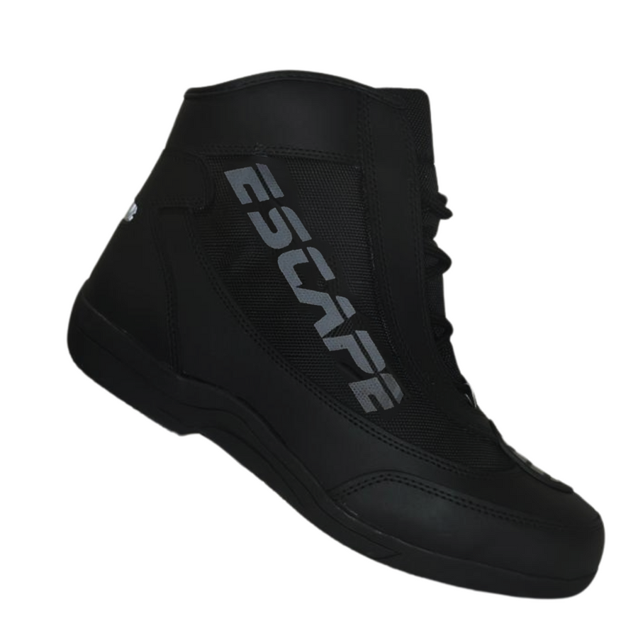 Escape Track – bottes de moto pour hommes, semelle en caoutchouc, chaussures de Sport, protection de la cheville