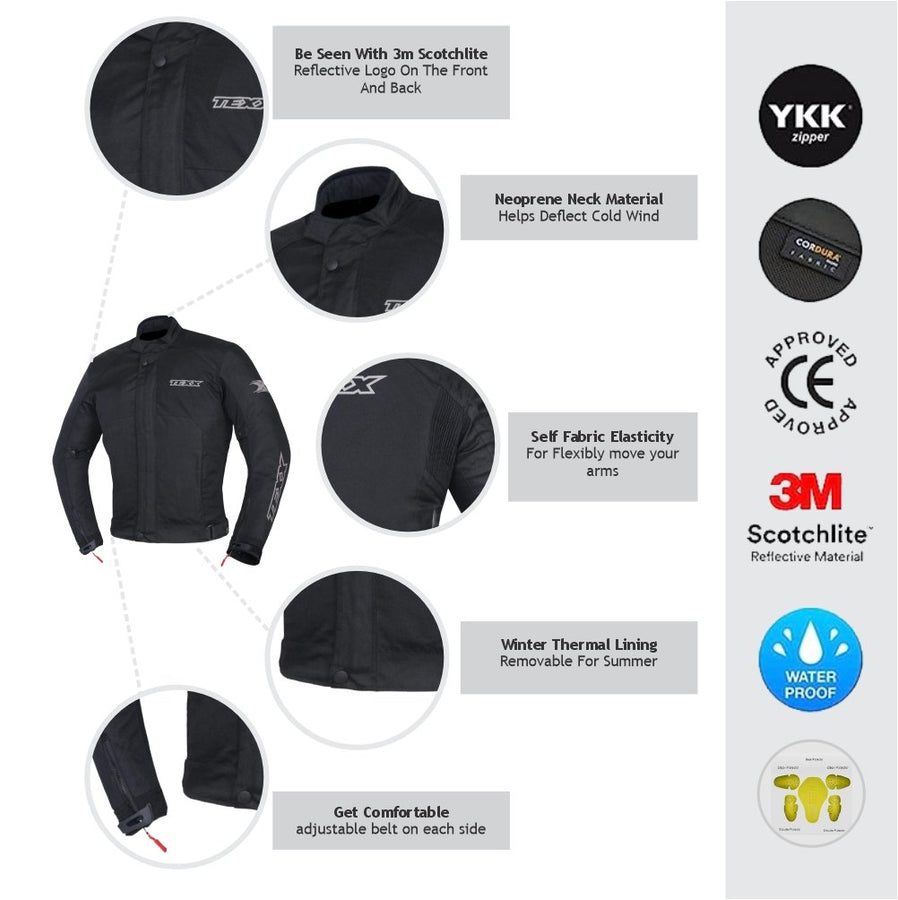 Veste de moto Escape Cruiser pour femme – La protection ultime alliant style, Cordura®, imperméabilité et protections amovibles