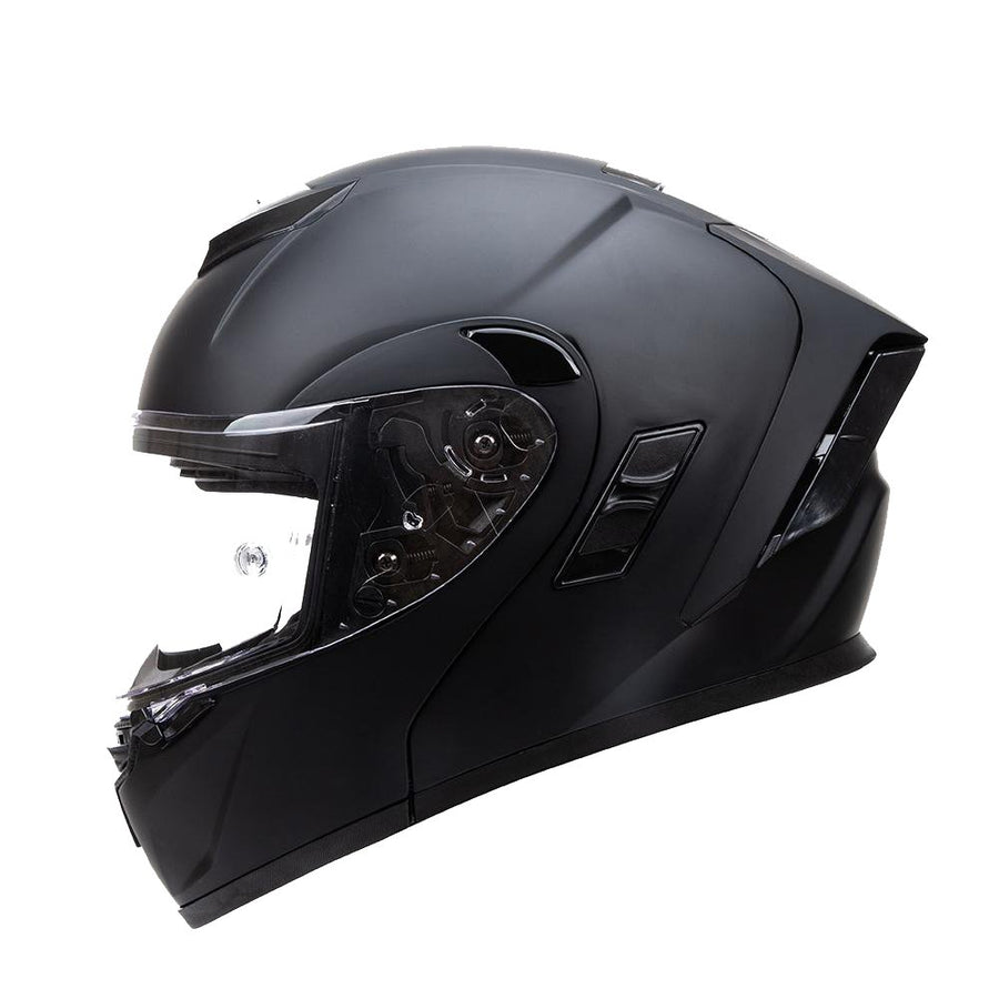 Casque de moto modulaire relevable avec double visière – Casque intégral pour hommes et femmes, homologué DOT pour la route et la conduite sportive