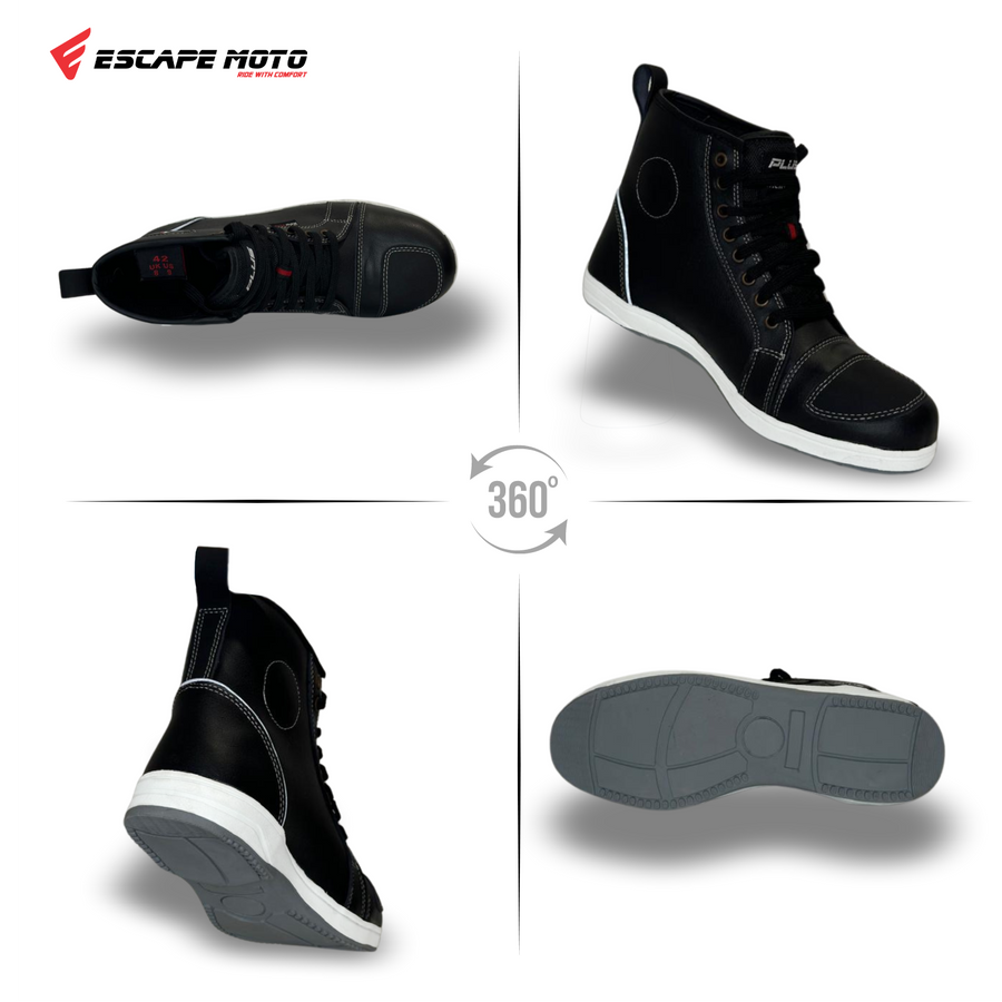 Escape Baskets de moto pour homme – Chaussures d'équitation protégées pour vélo de rue