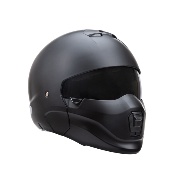 Casque de moto intégral Escape avec mentonnière amovible – Casque unisexe pour adulte, homologué DOT, idéal pour moto de route, cruiser et scooter