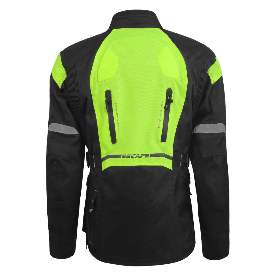 Veste de moto pour femme Touring avec tissu textile pour moto | IMPERMÉABLE I Doublure amovible - Toutes saisons