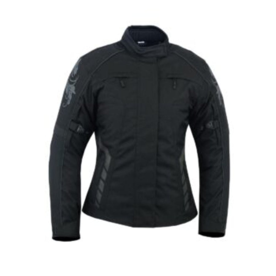 Veste de moto en Cordura avec protections pour femme (EM10356) ✅