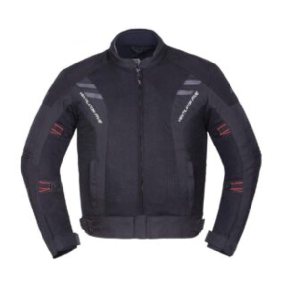 MANTEAU EN TEXTILE D'ÉQUITATION EN MAILLE POUR HOMMES DE MOTO AVEC ARMURE (EM10388)