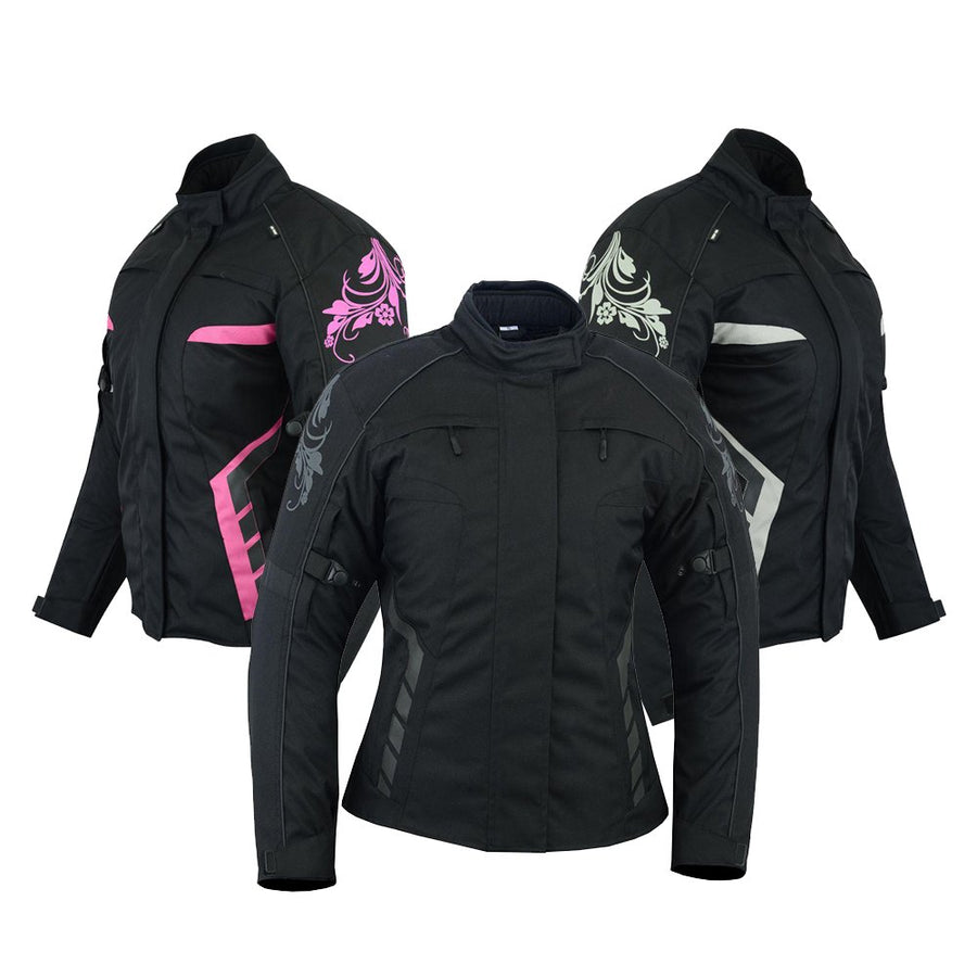Veste de moto Escape pour femme – Imperméable avec protections homologuées CE