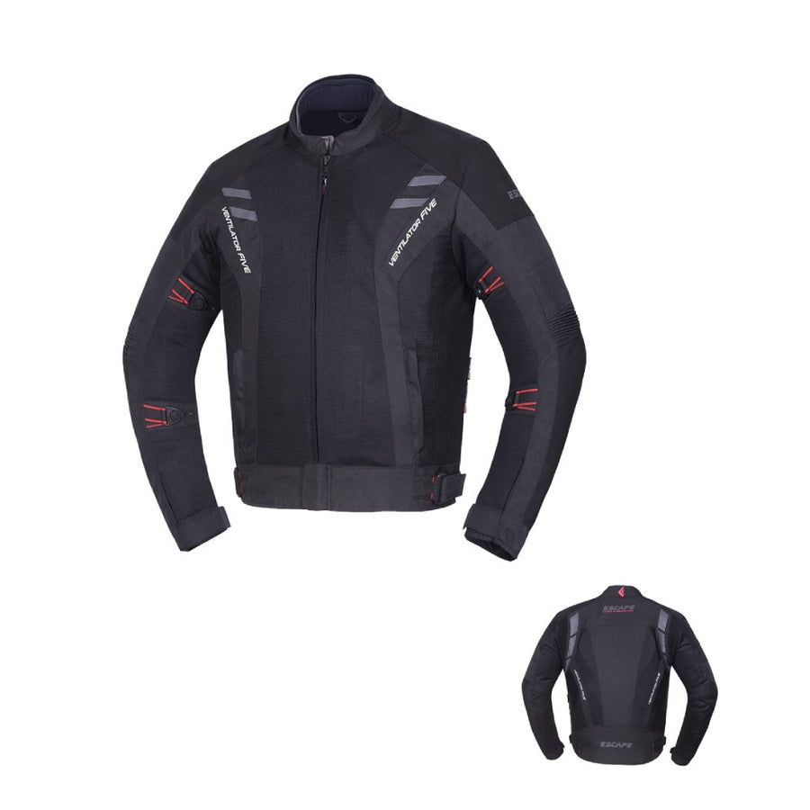 Veste de moto Escape en Cordura® avec panneaux en mesh – Respirante avec protections homologuées CE