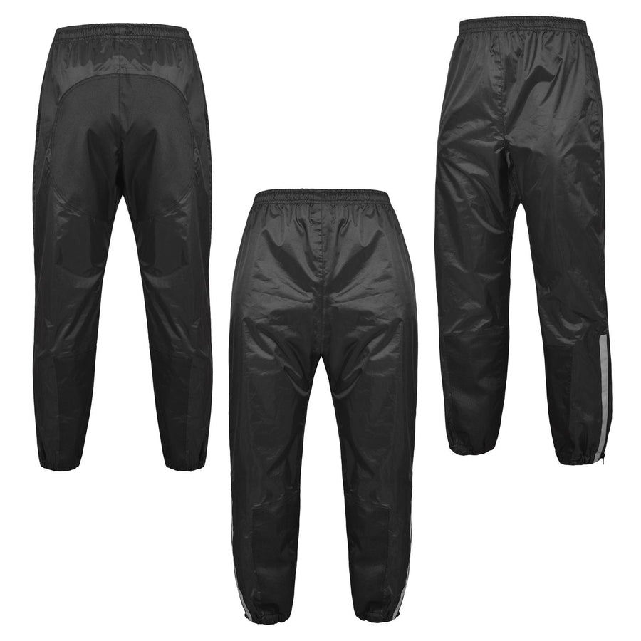 Combinaison de pluie moto homme/femme 2 pièces imperméable veste et pantalon équipement léger imperméable réfléchissant à capuche toutes saisons