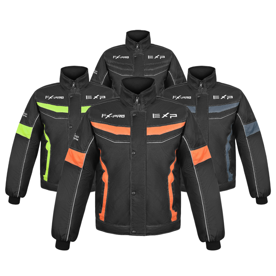 Veste de motoneige pour hommes, imperméable, coupe-vent et isolée – Vêtement d'hiver robuste pour la planche à neige, le ski et les conditions hivernales.