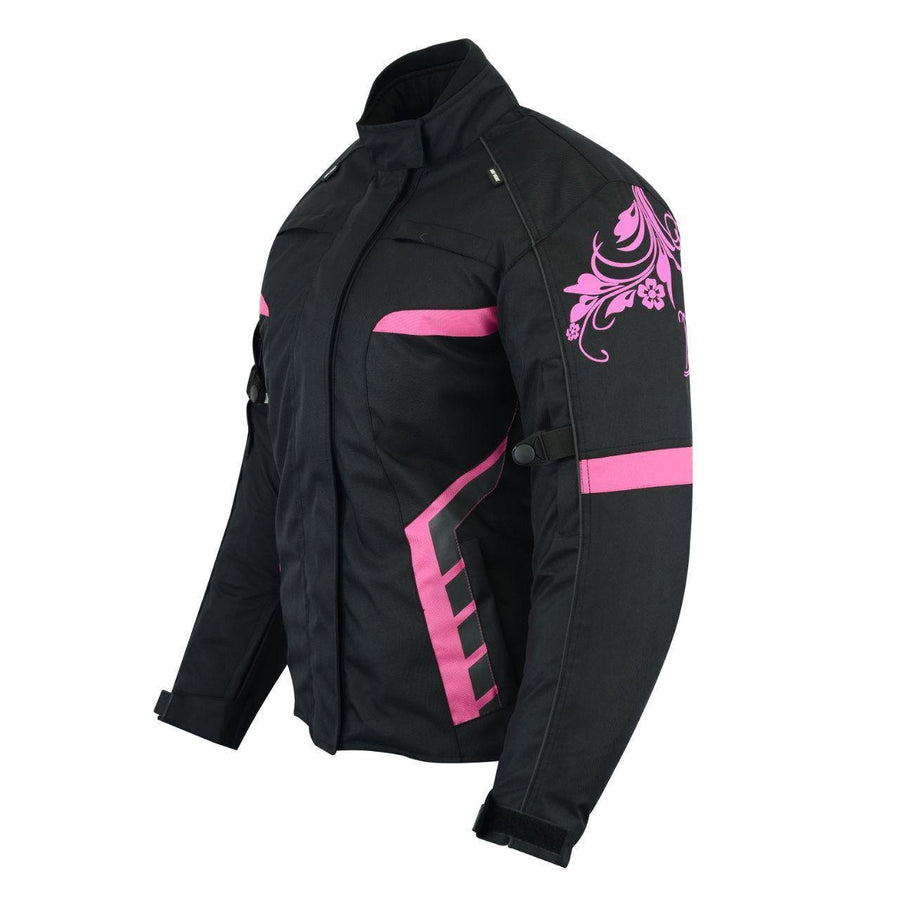 Veste de moto en Cordura avec protections pour femme (EM10356) ✅