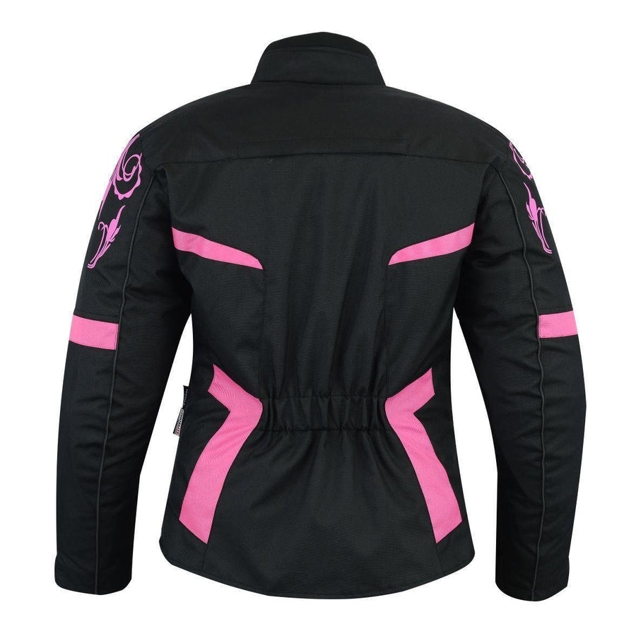Veste de moto en Cordura avec protections pour femme (EM10356) ✅