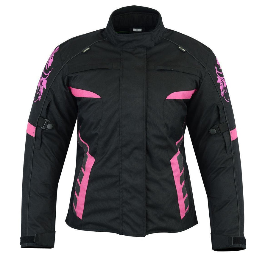 Veste de moto en Cordura avec protections pour femme (EM10356) ✅