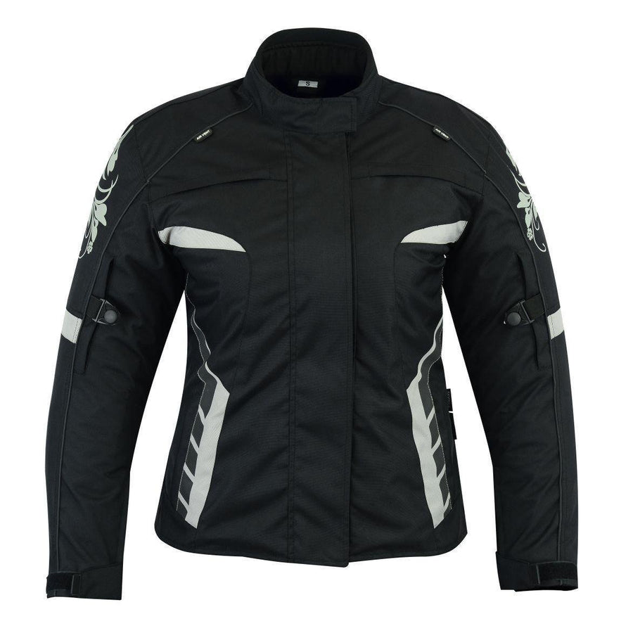 Veste de moto en Cordura avec protections pour femme (EM10356) ✅