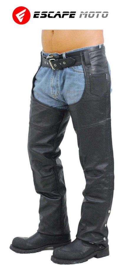 CHAPS MOTO EN CUIR HOMME (EM10381)