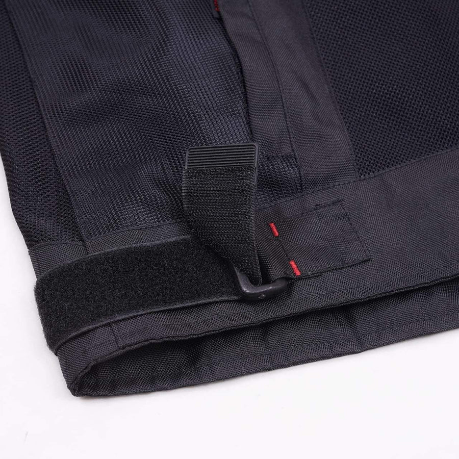 MANTEAU EN TEXTILE D'ÉQUITATION EN MAILLE POUR HOMMES DE MOTO AVEC ARMURE (EM10388)