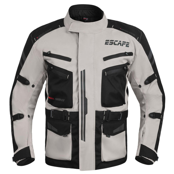 Veste de moto durable pour les aventures par tous les temps | Approuvé CE | Équipement ultime pour le tourisme et la conduite sportive