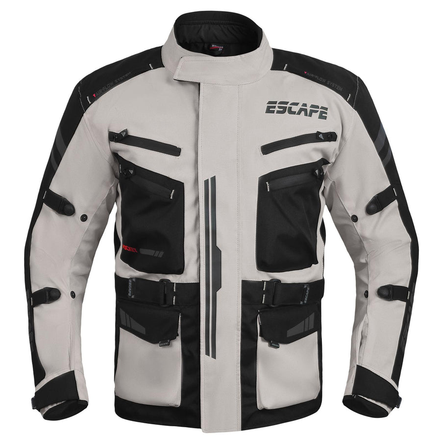 Veste de moto durable pour les aventures par tous les temps | Approuvé CE | Équipement ultime pour le tourisme et la conduite sportive