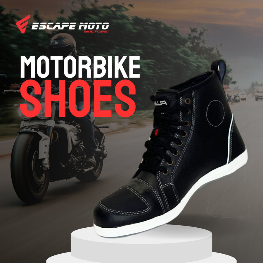 Escape Baskets de moto pour homme – Chaussures d'équitation protégées pour vélo de rue