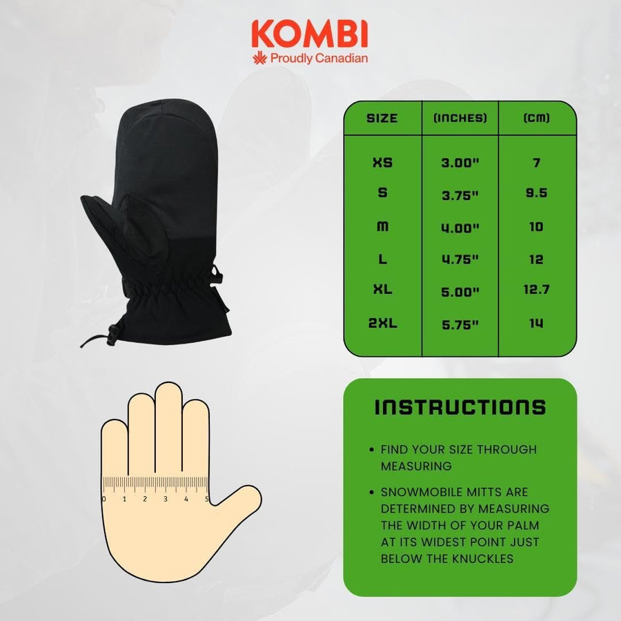 Kombi Men’s Insulated Ski Mittens – Waterproof Windproof Winter Protection for Skiing & Snowboarding image 0
