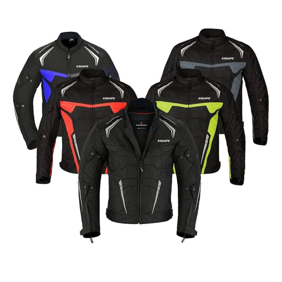 Veste de protection moto Maverick - Aventure Mororbike avec armure CE imperméable - respirante - toutes saisons - XS, Black/Blue image