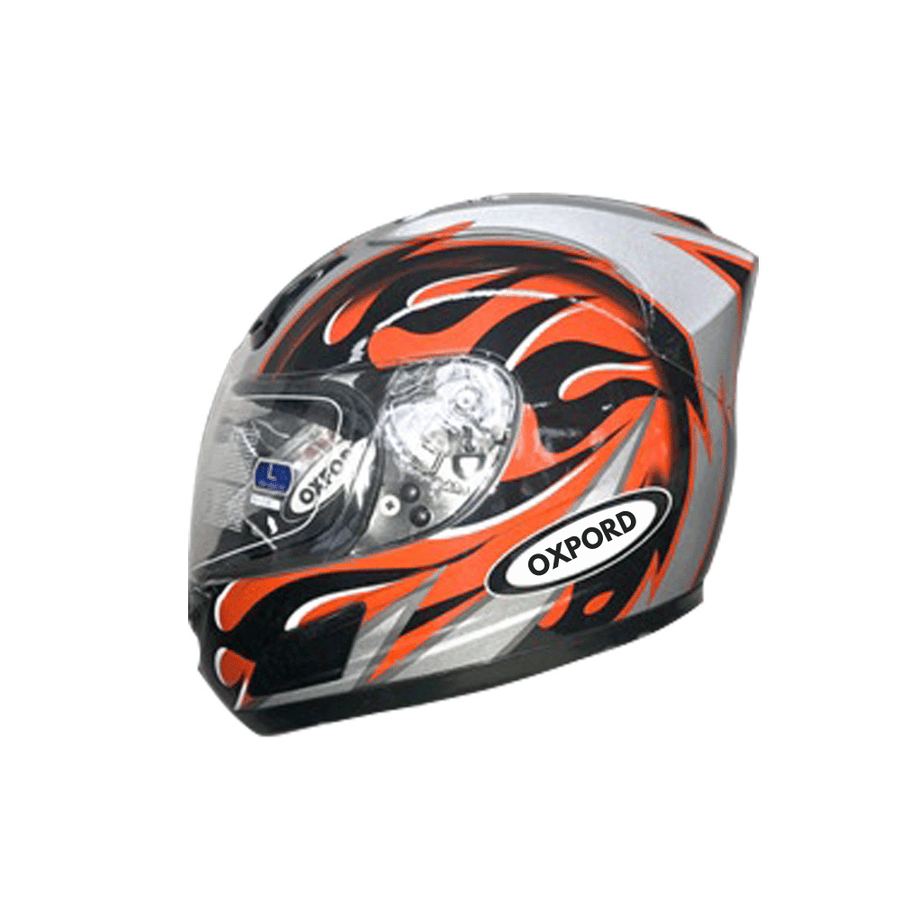 Casque de moto intégral rouge Escape (EM10004) – Homologué DOT image 0