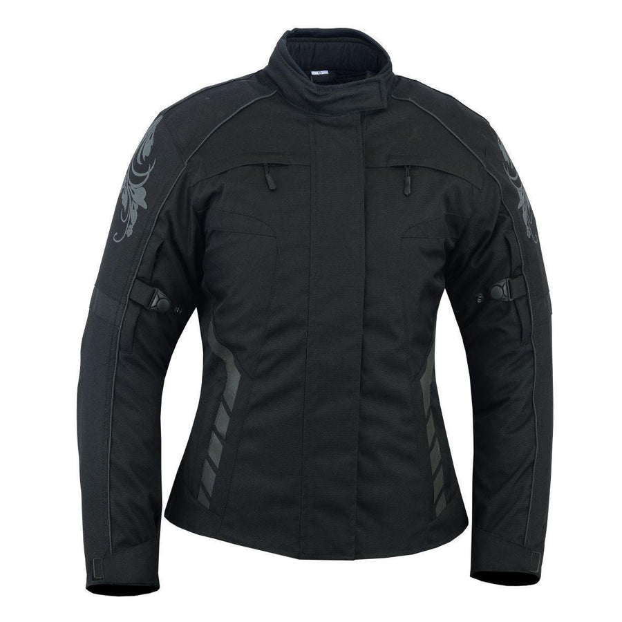Veste de moto en Cordura avec protections pour femme (EM10356) ✅