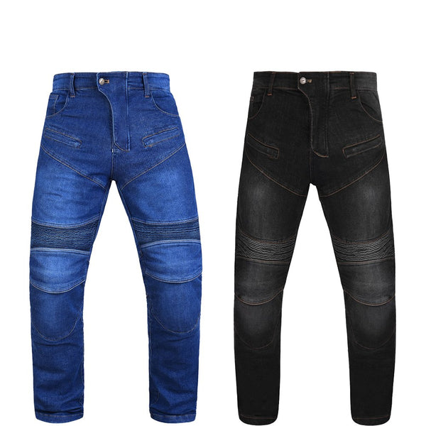 Pantalon de moto en Kevlar pour hommes, jean de moto blindé CE