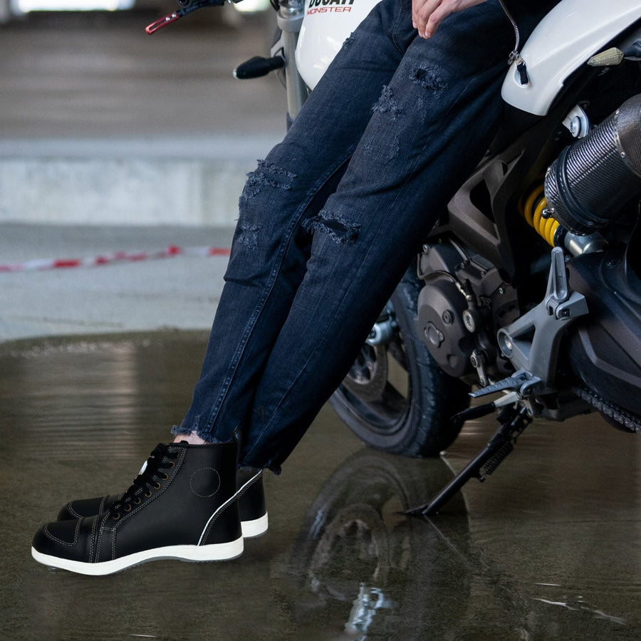 Escape Baskets de moto pour homme – Chaussures d'équitation protégées pour vélo de rue